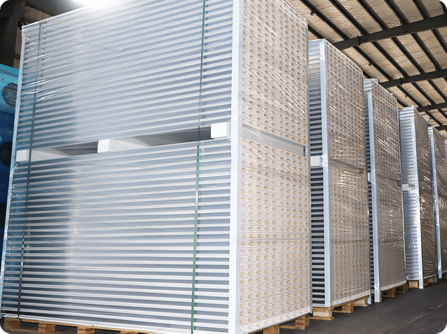 Factory warehouse stock of cleanroom panels for large-scale orders