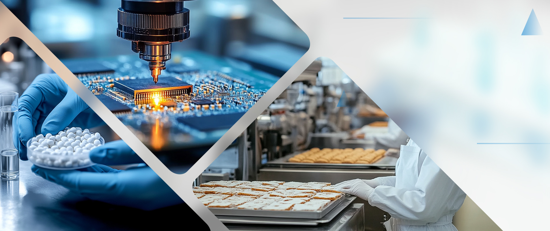 Cleanroom panels for food processing plants, semiconductor workshops and medical labs